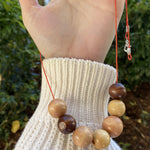 Load image into Gallery viewer, Wooden Bead Necklaces - Naturally Hand Dyed Beads

