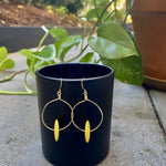 Load image into Gallery viewer, Yellow Lucite Hoops
