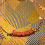 Load image into Gallery viewer, Red Miyuki Cube Bracelet
