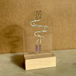 Load image into Gallery viewer, Squiggle Earrings - Various Colors with Sterling Silver
