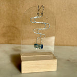 Load image into Gallery viewer, Squiggle Earrings - Various Colors with Sterling Silver
