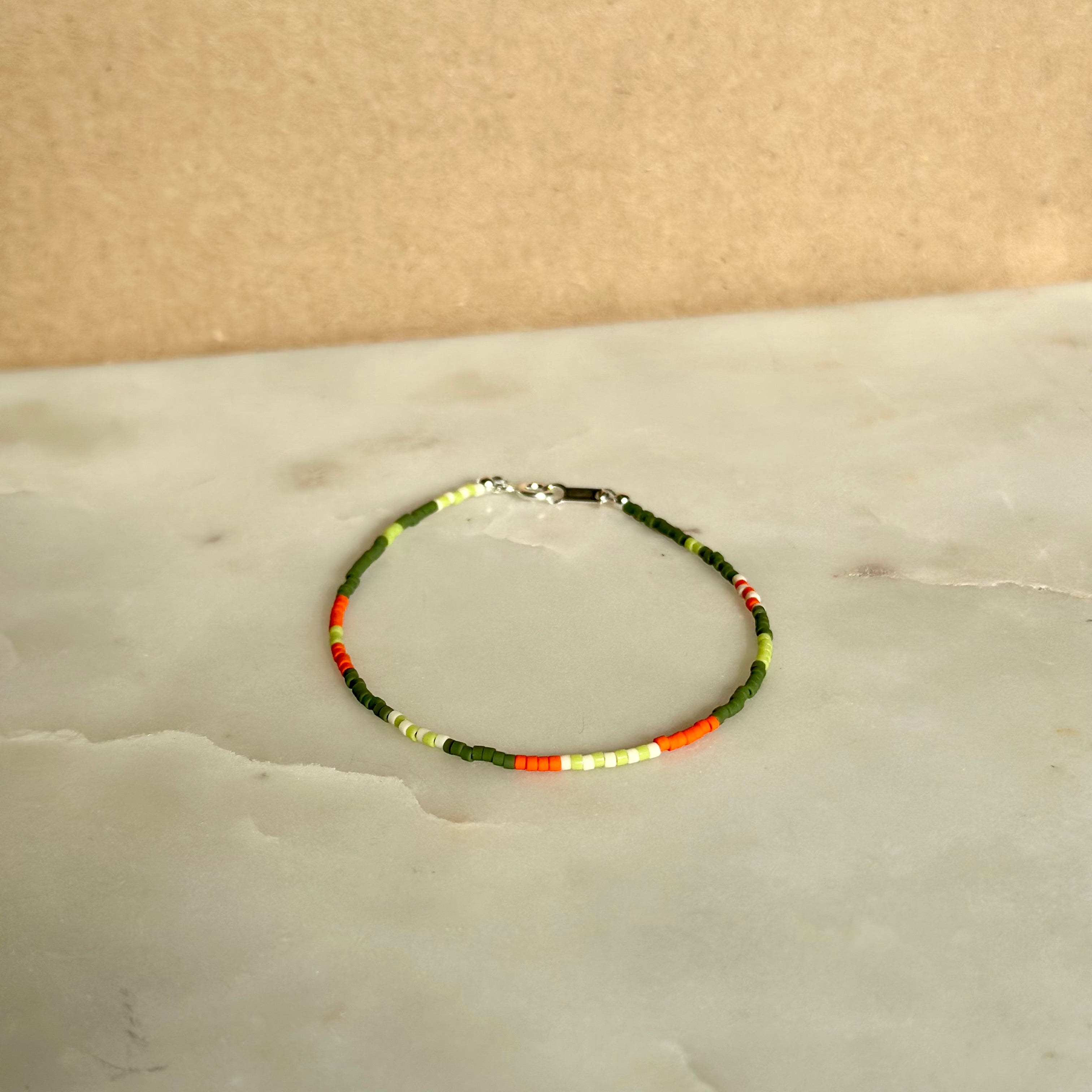 Striped Seed Bead Bracelets