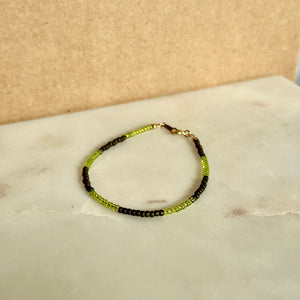 Striped Seed Bead Bracelets