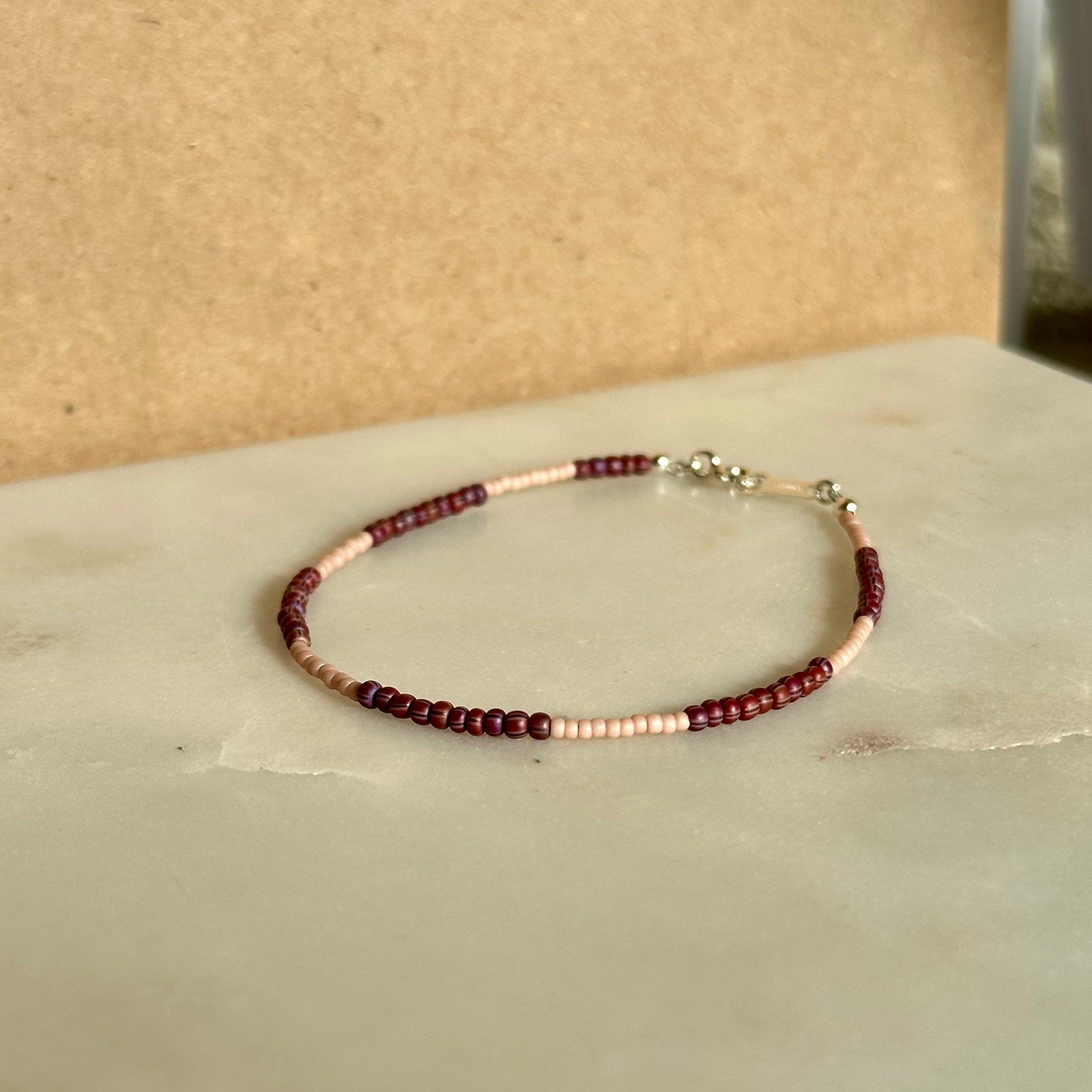 Striped Seed Bead Bracelets