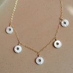 Load image into Gallery viewer, Mother of Pearl Bib Necklace
