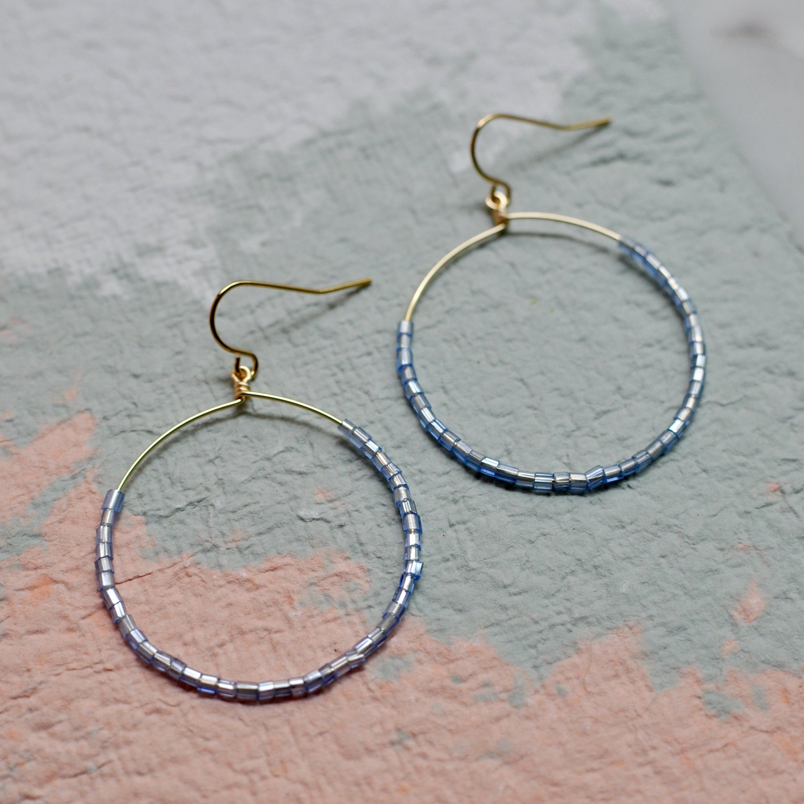 Cornflower Hoops