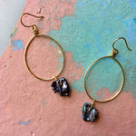 Load image into Gallery viewer, Freshwater Pearl Hoops
