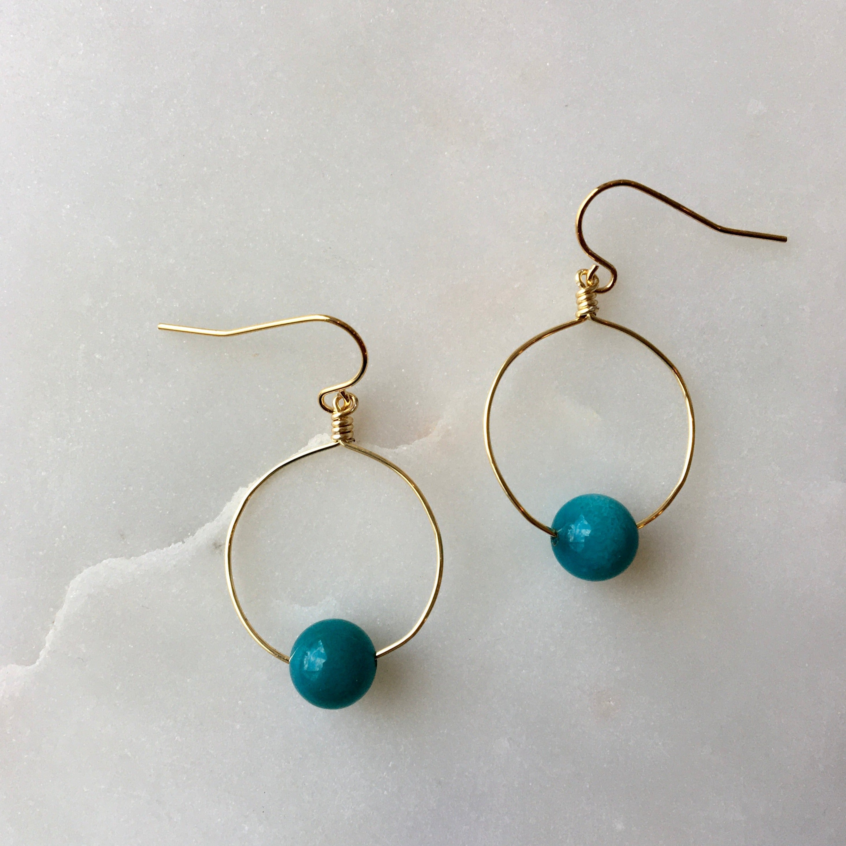 Mini Hoops - Various Colors + Gemstones