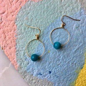 Mini Hoops - Various Colors + Gemstones