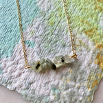 Load image into Gallery viewer, Gemstone Bar Necklace - pick your favorite
