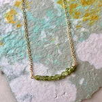 Load image into Gallery viewer, Gemstone Bar Necklace - pick your favorite
