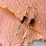 Load image into Gallery viewer, Purple Post Earrings
