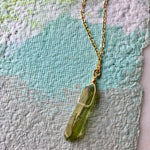 Load image into Gallery viewer, Quartz Crystal Pendant Necklace - Many color options
