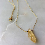 Load image into Gallery viewer, Citrine Bar Necklace
