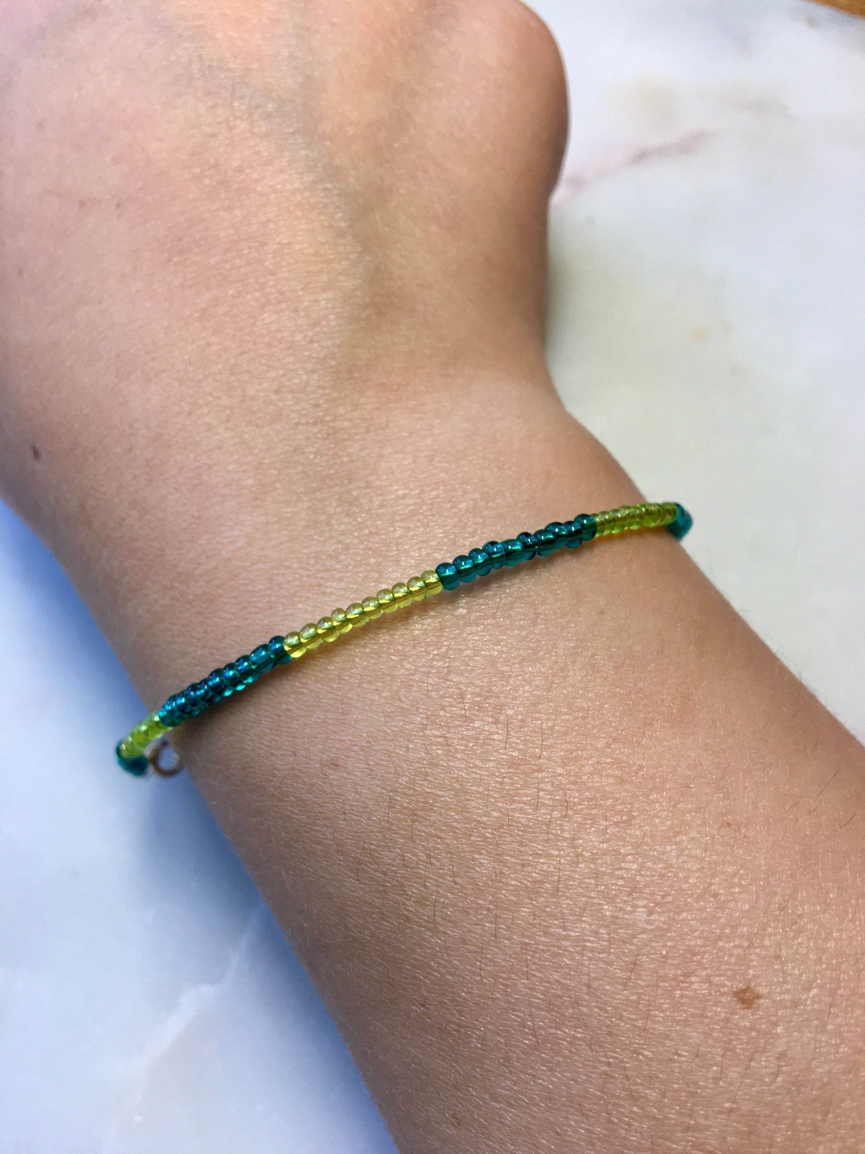 Striped Seed Bead Bracelets – Poppy Jewelry Designs