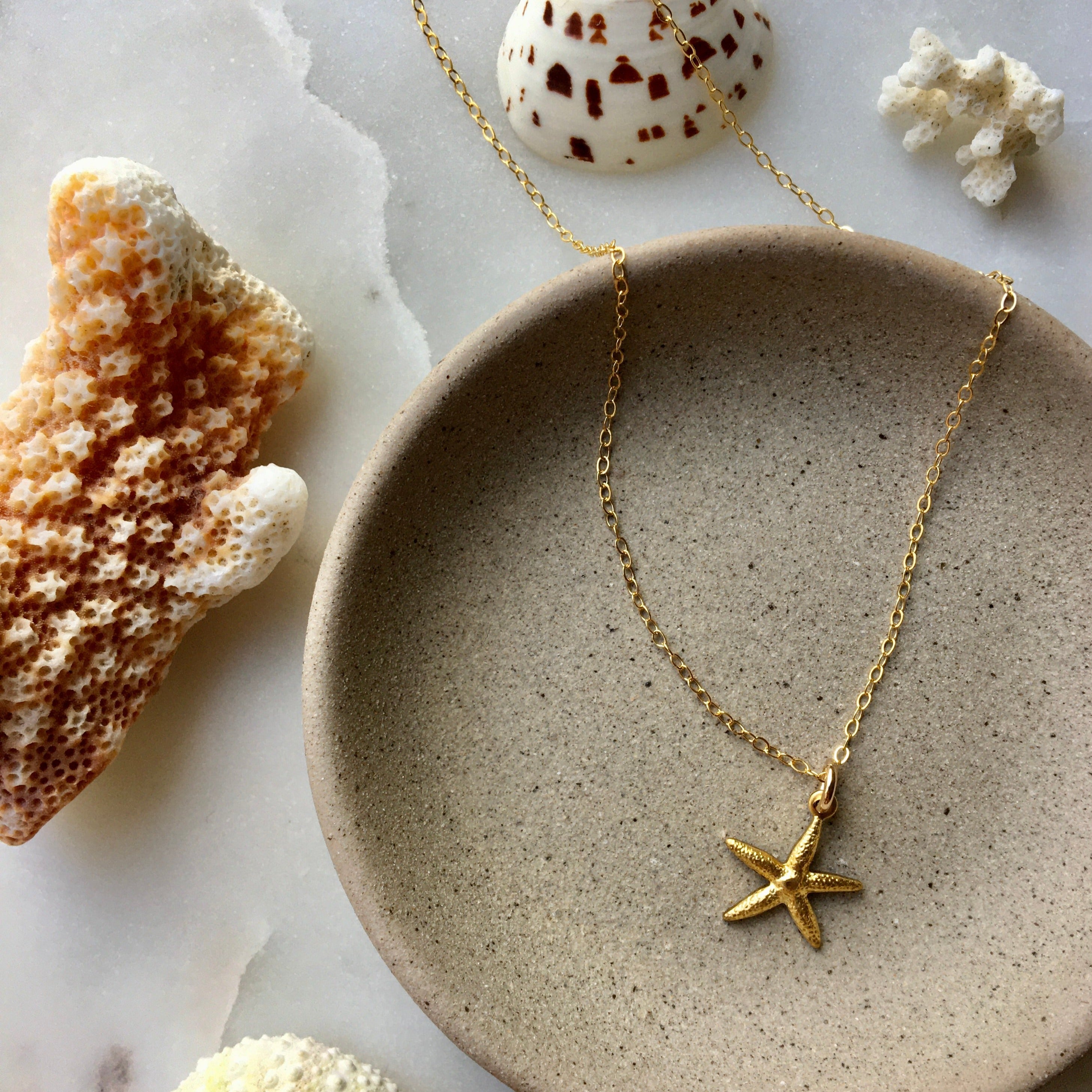 Golden Mini Charm Necklace – GIVA Jewellery