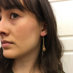 Load image into Gallery viewer, Leaf Dangle Earrings

