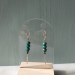 Load image into Gallery viewer, Teal Post Earrings
